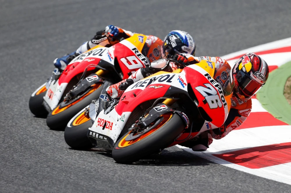 Honda MotoGP machines RC211V, RC212V and RC213V