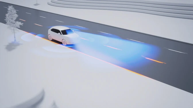 Upozorenje prilikom napuštanja trake