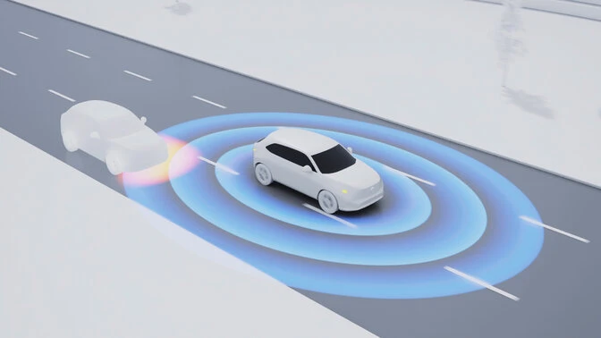 Sistem za kontrolu kočenja i izbegavanje sudara pri promeni trake